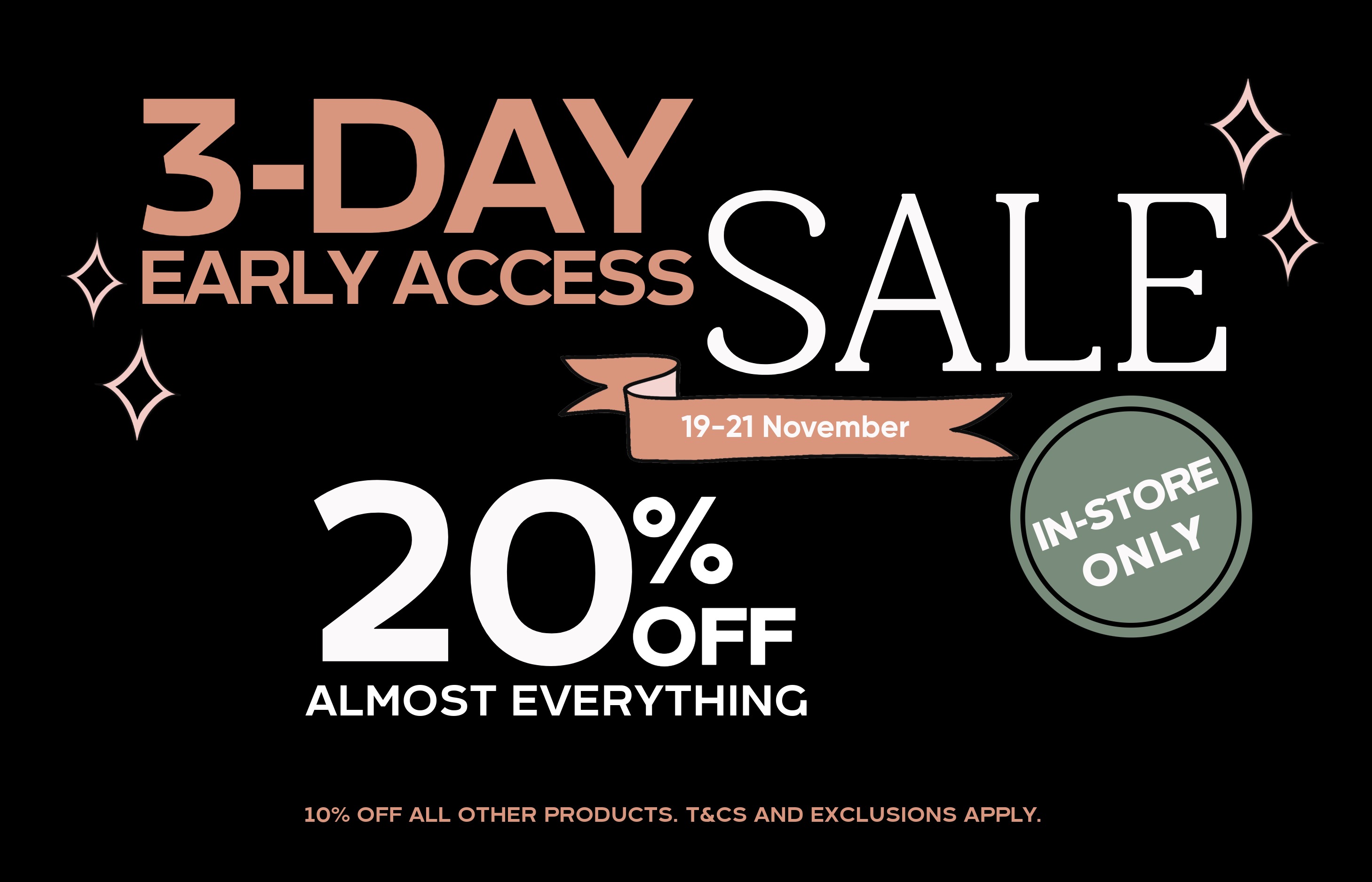 Early Access Sale